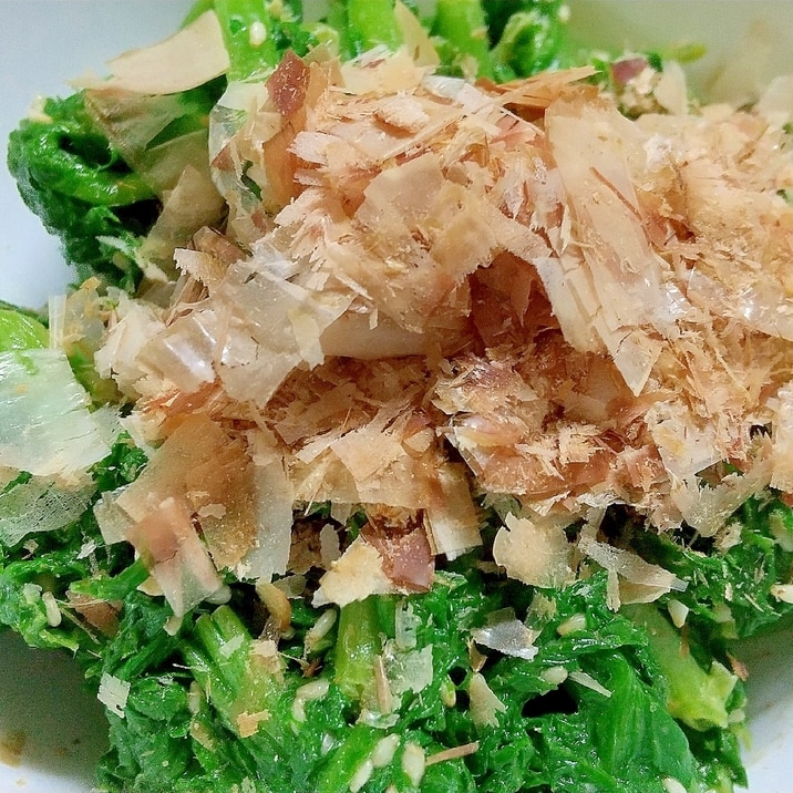 わさび菜のお浸し!